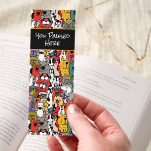 Colorful Fun Dogs Reading Bookmark