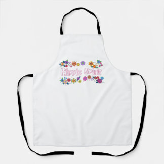 Colorful Fun Flowers Hippie Spirit Apron