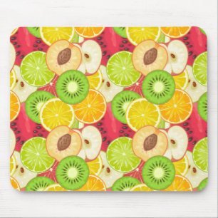 Colorful Fun Fruit Pattern Mouse Pad