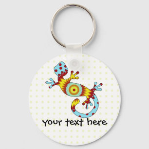Colorful Fun Gecko Lizard Keychain