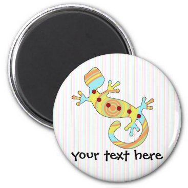 Colorful Fun Gecko Lizard Magnet
