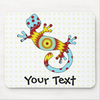 Colorful Fun Gecko Lizard Mouse Pad