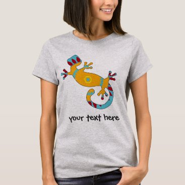 Colorful Fun Gecko Lizard T-Shirt