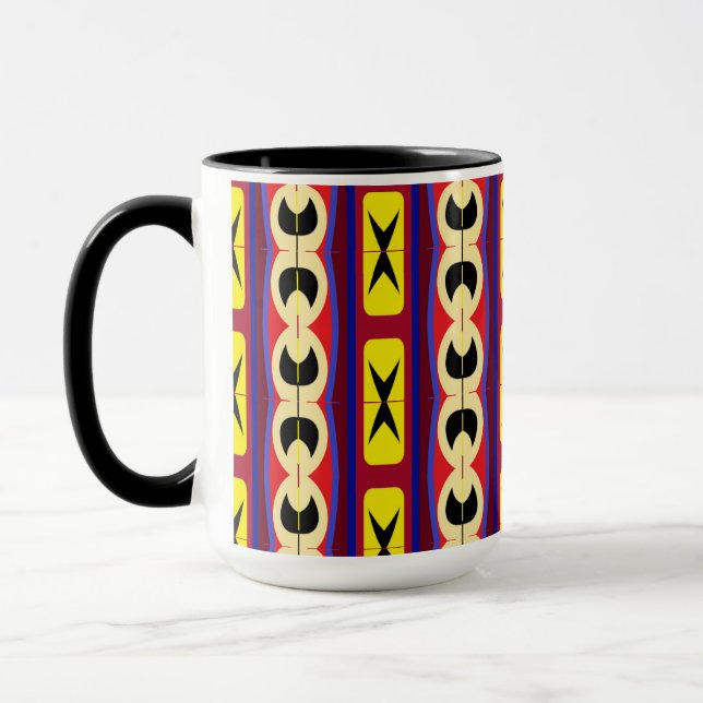 Colorful fun Pattern Mug (Left)