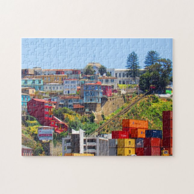 colorful funicular jigsaw puzzle (Horizontal)