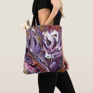Colorful Funky Abstract Artbag Tote Bag