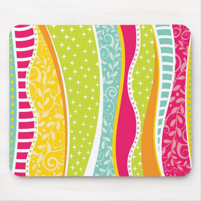 Colorful Funky Mousepad (Front)