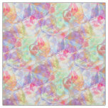 Colorful Funky Retro Cool Polygon Mosaic Pattern Fabric