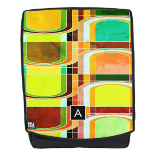 Colorful Funky Retro Inspired Backpack
