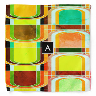 Colorful Funky Retro Inspired Bandana
