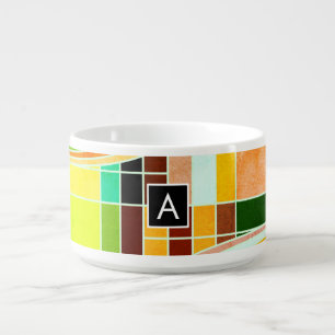 Colorful Funky Retro Inspired Bowl