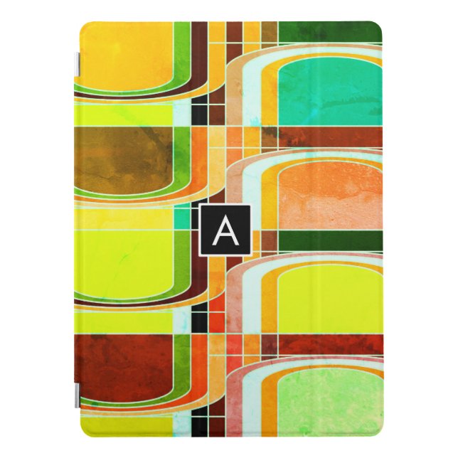 Colorful Funky Retro Inspired iPad Pro Cover (Front)