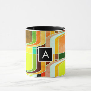 Colorful Funky Retro Inspired Mug