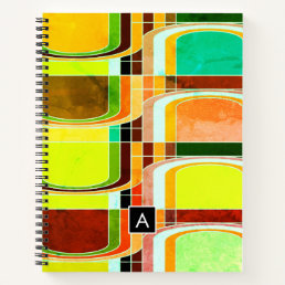 Colorful Funky Retro Inspired Notebook