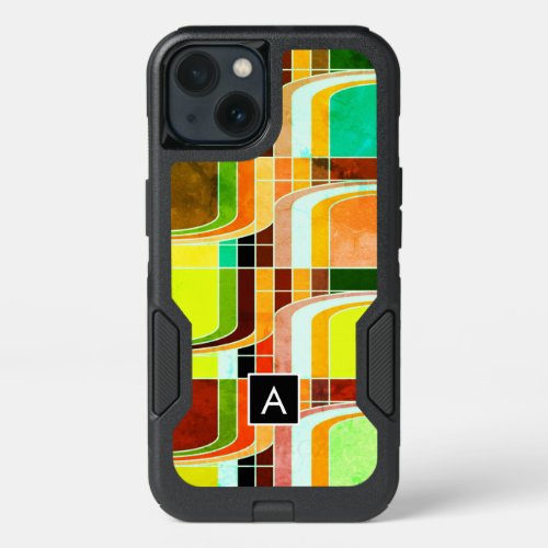 Colorful Funky Retro Inspired iPhone 13 Case