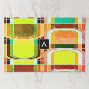 Colorful Funky Retro Inspired Paper Pad