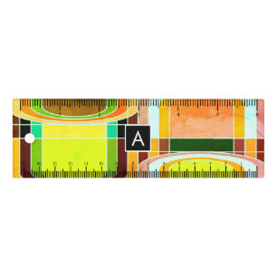 Colorful Funky Retro Inspired Ruler