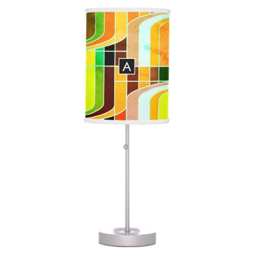 Colorful Funky Retro Inspired Table Lamp