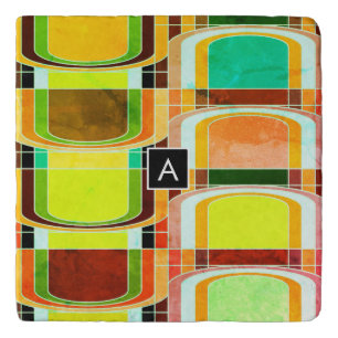Colorful Funky Retro Inspired Trivet