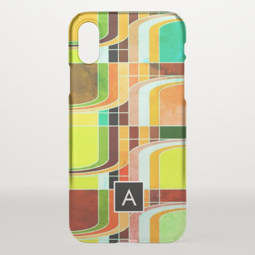 Colorful Funky Retro Inspired iPhone X Case