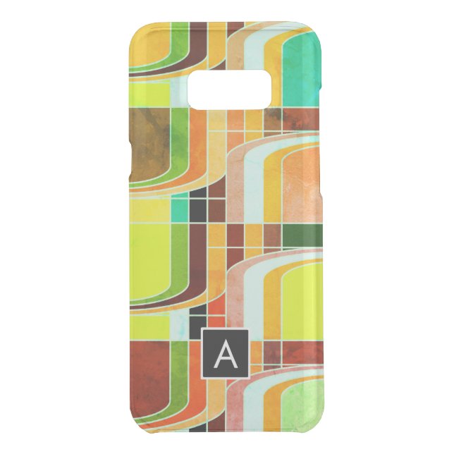 Colorful Funky Retro Inspired Uncommon Samsung Galaxy Case (Back)