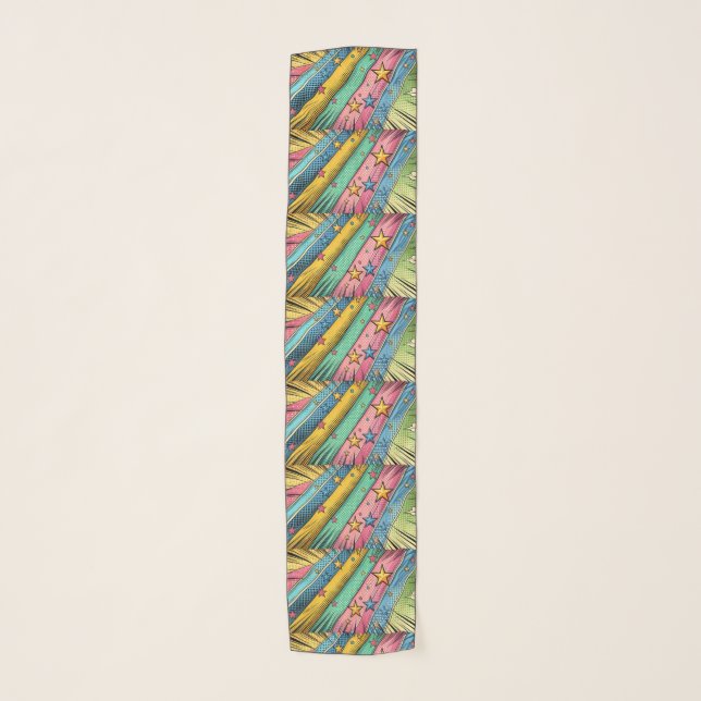 Colorful Funky   Scarf (Front)