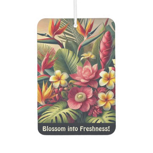 Colorful Funny Blossom into Freshness Air Freshener