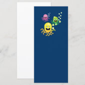 Colorful funny octopi (Front/Back)