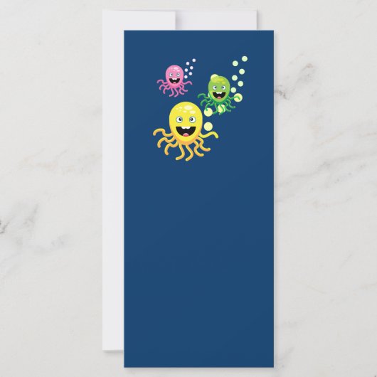 Colorful funny octopi (Front)