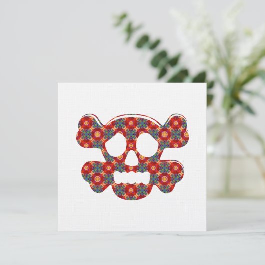 Colorful funny skull (Standing Front)