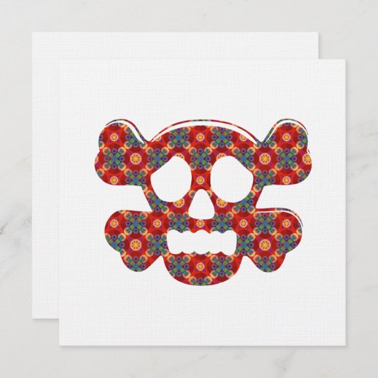 Colorful funny skull (Front/Back)