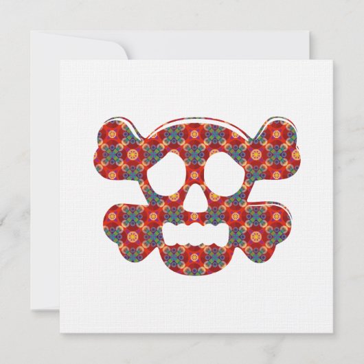 Colorful funny skull (Front)