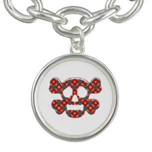 Colorful funny skull bracelet