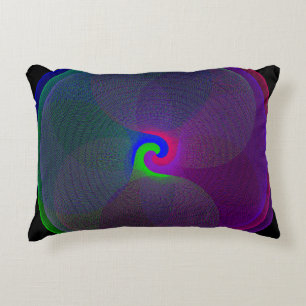 Colorful Fused Geometric Accent Pillow