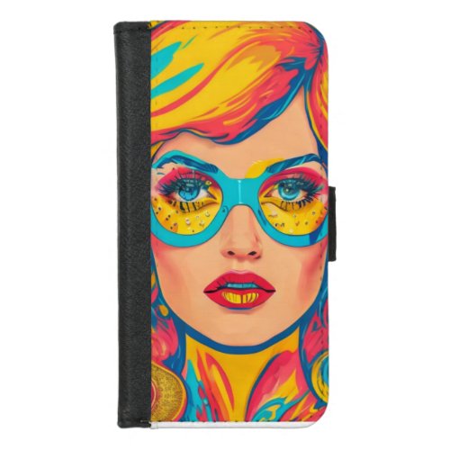 Colorful Fusion iPhone 87 Wallet Case