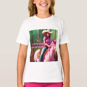 Colorful Future Cowgirl Kid's T-Shirt