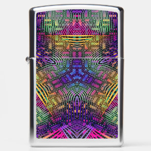 Colorful Futuristic Kaleidoscope Zippo Lighter