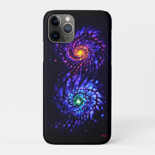 Colorful galaxies iPhone 11 pro case