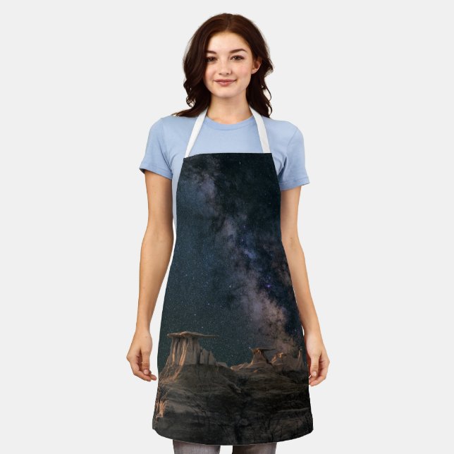 Colorful Galaxy Apron (Worn)
