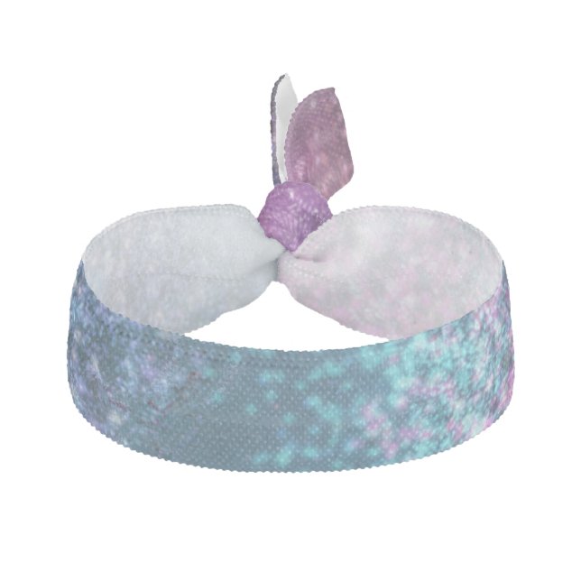 Colorful Galaxy Pattern Elastic Hair Tie (Front)