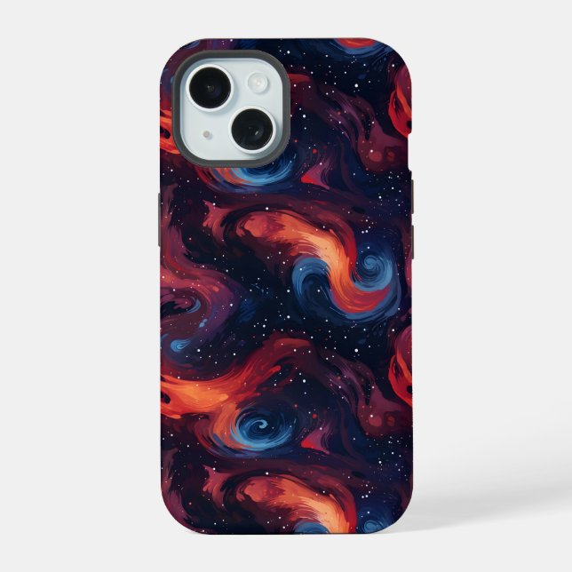 Colorful Galaxy Pattern Iphone Case (Back)
