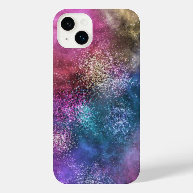 Colorful Galaxy Pattern iPhone Case (Back)