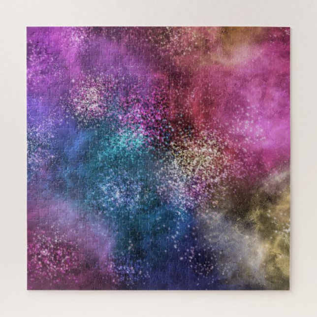 Colorful Galaxy Pattern Jigsaw Puzzle (Vertical)