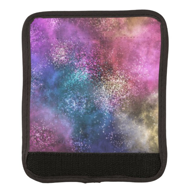 Colorful Galaxy Pattern Luggage Handle Wrap (Front)