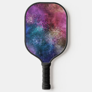 Colorful Galaxy Pattern Pickleball Paddle