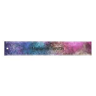 Colorful Galaxy Pattern Ruler