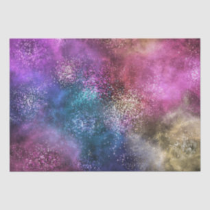 Colorful Galaxy Pattern Tissue Paper
