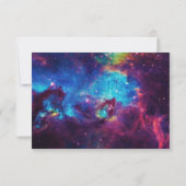 Colorful Galaxy Save the Date (Back)