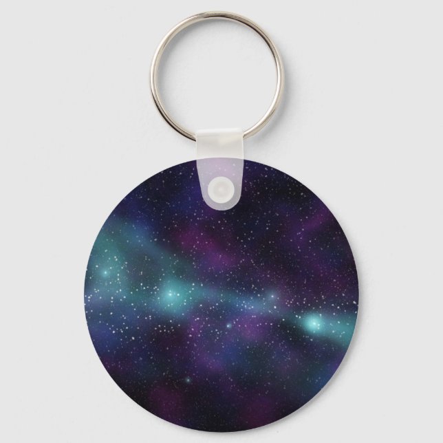 Colorful galaxy space keychain (Front)