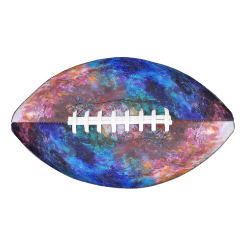 Colorful Galaxy Space Painting Cool    Football